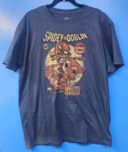 Pop! Tees - Marvel's Spider-Man - Spidey vs Goblin - Large (L) T-Shirt - Picture 1 of 2