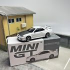 Minigt 1/64 Nissan Skyline Gtr R34 V-Spect Ii N1 White Diecast Car Model Toy