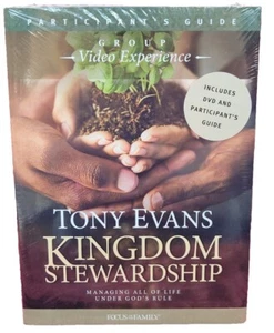 new Kingdom Stewardship Participant's Guide DVD Tony Evans Includes DVD & Guide - Picture 1 of 2