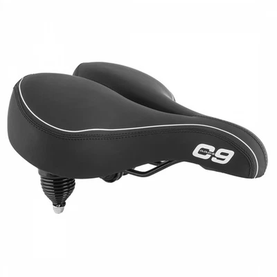 Cloud-9 Unisex Cut Out Bicycle Comfort Seat Cruiser Sofa Springs, Relief Channel - Image 1 of 4