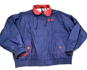 Vtg 90s / Y2K Winner Mate Jacket Mens XL Striped Lining Pockets - Picture 1 of 17