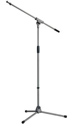 K&M 21060 Mikrofonstativ mit Schwenkarm, "Soft-Touch", Basaltgrau - Bild 1 von 2
