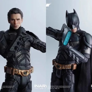 INART Studio 1/12 Batman The Dark Knight Trilogy Action Figure Full Set Deluxe - Picture 1 of 8