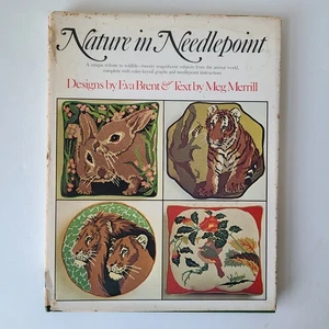 Craft Book Nature in Needlepoint Eva Brent Animals HCDJ 1975 - Bild 1 von 15