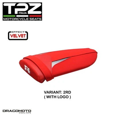 Tapizado asiento MV AGUSTA F4 1999-2009 MVF99SV-2RD-1 TPZ rojo CON LOGO Foto 1 de 3