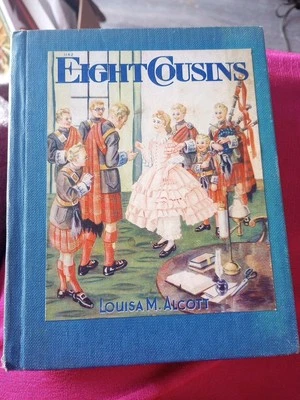 Eight Cousins by Louisa M. Alcott Illustrated Whitman HB 1940 - Imagem 1 de 3