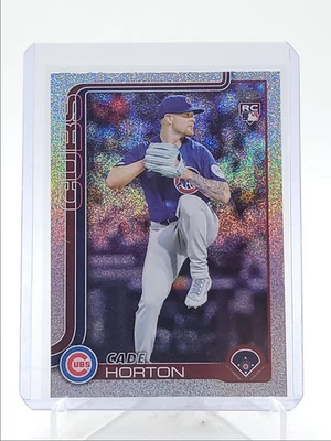 CADE HORTON 2025 TOPPS UPDATE SERIES ROOKIE SANDGLITTER CUBS RC Q3967 - Image 1 of 2