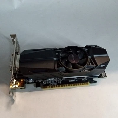 GIGABYTE GeForce GTX 1050 2GB GDDR5 Low Profile Video Card GV-N105TOC-4GL - Image 1 of 4