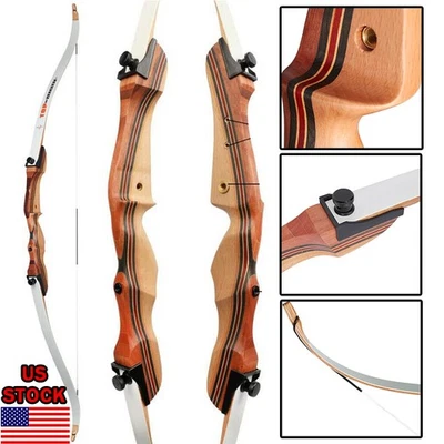 Arco curvo de queda 48" 10/16/20 lb para crianças iniciantes tiro com arco ao ar livre - Imagem 1 de 4