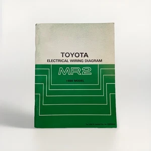 Toyota MR-2 1986 OEM Shop Service Repair Manual Body Wiring Diagrams Schematics - Picture 1 of 7