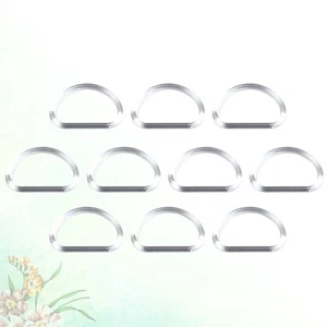 10 Pcs Handbag Making Supplies Handle Replacement DIY Handles D-shaped - Picture 1 of 11