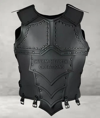 Disfraz de Caballero Vikingo Cuero Pechera Medieval Cuero Armadura Corporal Juegos con disfraces Foto 1 de 4