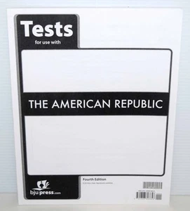 BJU Tests to use with The American Republic 4th edition New 2016 - Picture 1 of 1