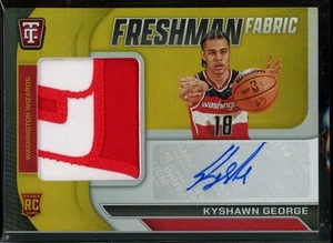 Kyshawn George 2024 Panini Totally Certified Freshman Fabric Signatures Gold /10 - Bild 1 von 2