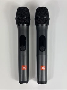 *READ* Bottom Cracked - 2x Used JBL Wireless Microphone OTGM100W 6A0A - Picture 1 of 14