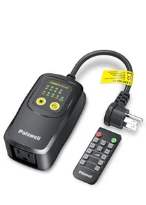 Außendimmer für Lichterkette 560W Außendimmer Stecker mit Timer IP65 Wea... - Bild 1 von 5
