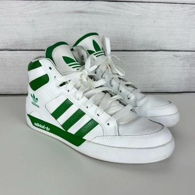 Adidas Hard Court Hi Green & White High Top Sneaker G24346 2011 Mens Size 11 - Photo 1/4