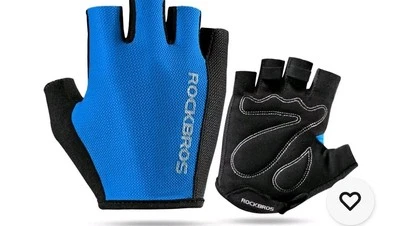 ROCKBROS Bicicleta Ciclismo Verano Guantes Deportes Medio Dedo Acolchados Guantes Transpirables Foto 1 de 4