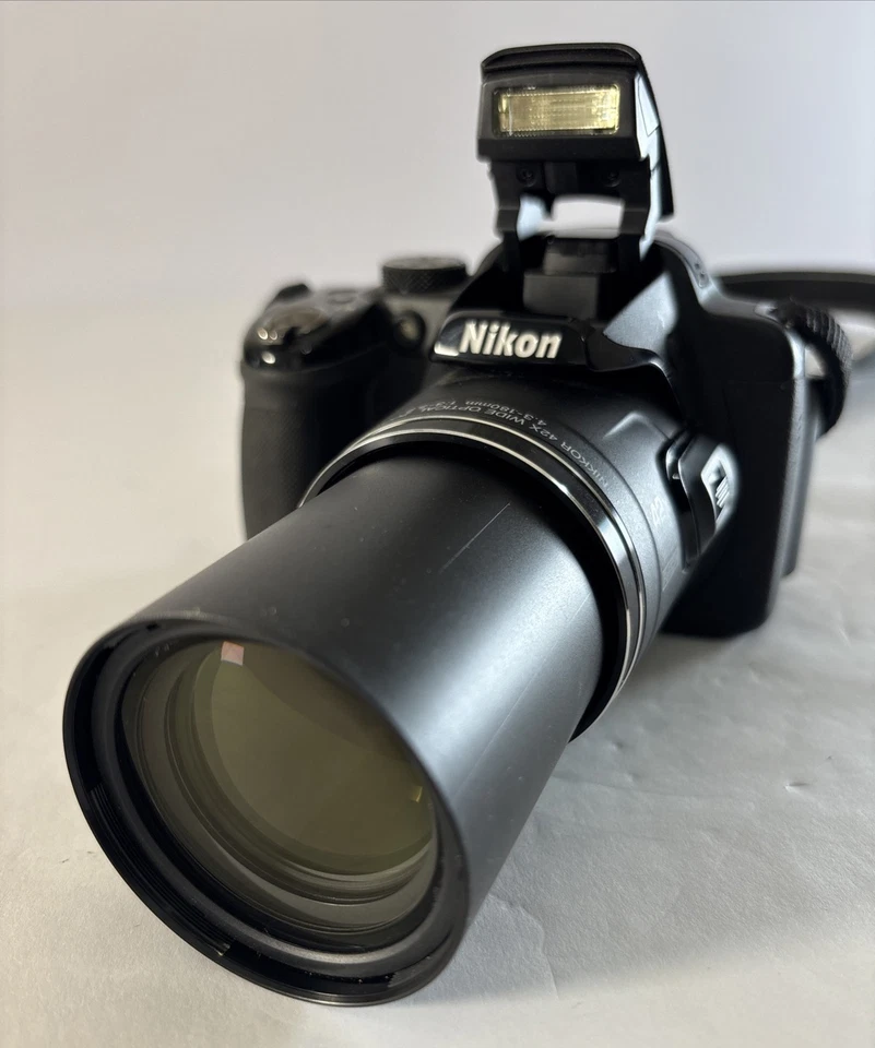 Cámara Nikon Coolpix P520 18.1MP 42X DSLR-Negra-Cargador, Tarjeta, Cable-Paquete Foto 1 de 4