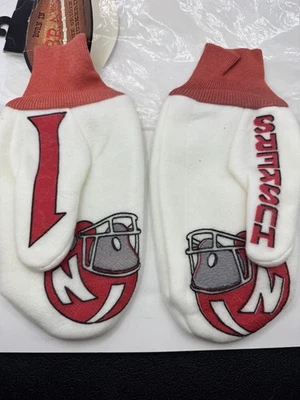 Vintage NEBRASKA Cornhuskers Cornhuskering MITT Gloves RARE Cedar Bluffs  - Image 1 of 4