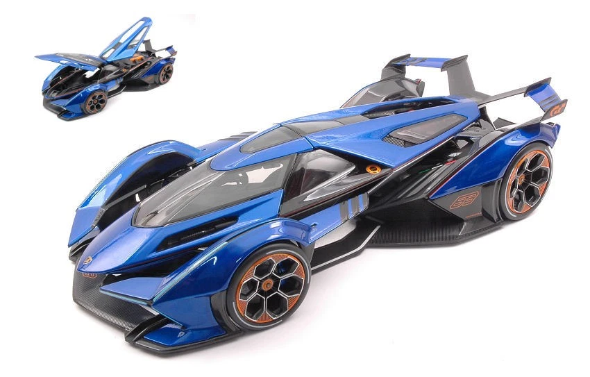 MAISTO MI36454B LAMBORGHINI V12 VISION GRAN TURISMO 2021 BLUE 1:18 Modellino - Immagine 1 di 1