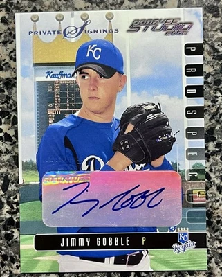 Jimmy Gobble - 2003 Donruss Studio #41 - Private Signings Auto /200 RC - Royals - Image 1 of 2