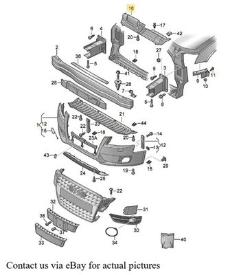 2010-2012 Audi A4 A5 S4 S5 Front Bumper Cover OEM 8K0807081 - Image 1 of 4