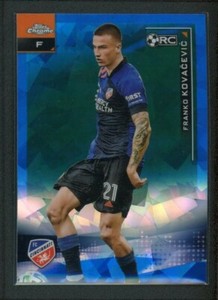 2021 FRANKO KOVACEVIC TOPPS CHROME BLUE SAPPHIRE ROOKIE RC #162