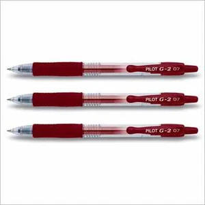 Pilot G2-07 Gelschreiber 3er Set Dunkelrot - Bild 1 von 1