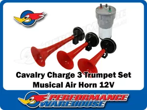3 bocinas de aire musicales trompeta 12 V carga coche camión barco, AAA-1247 - Imagen 1 de 2