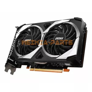 One New MSI RX 6500 XT mechanic 4G GDDR6 AMD chip graphics card - Picture 1 of 2