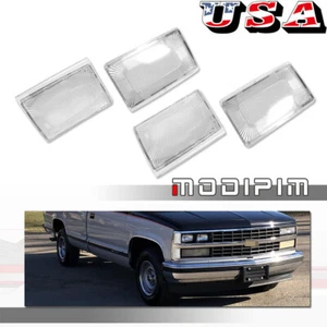 For 1988-93 C K 1500 2500 3500 Suburban Blazer Clear Parking Corner Signal Light - Picture 1 of 9