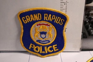 police patch  GRAND RAPIDS POLICE MICHIGAN DIFFERENT BLUE - Picture 1 of 1