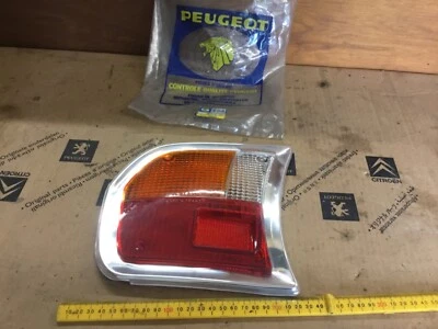 Peugeot 504 1968-1981 saloon GL TI rear LElamp light lens quillery 634585 SIEMA - Image 1 of 3