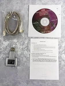 Palm SD/MMC Card Reader KESD-USBA with USB Extension Cable Works With Win 7,8,10 - Picture 1 of 8