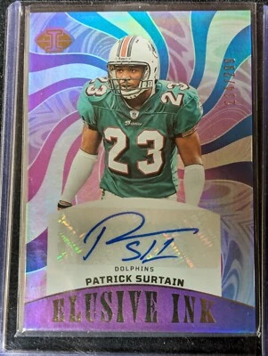 PATRICK SURTAIN 2022 ILLUSIONS ELUSIVE INK AUTOGRAPH BASE AUTO /299 Q1134 - Image 1 of 3