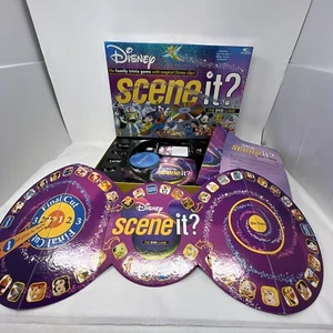 Disney Scene It? DVD Disney Trivia Board Game Family Night. 100% COMPLETE VG! - Picture 1 of 19