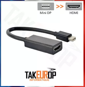 Câble ADAPTATEUR Thunderbolt Mini Display Port vers HDMI PC et MAC - Imagen 1 de 9