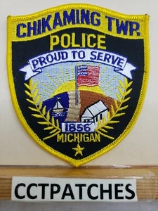CHIKAMING TOWNSHIP, MICHIGAN POLICE SHOULDER PATCH MI - Bild 1 von 2