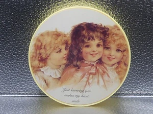 Vintage Old Print Factory Girls Saying Artwork Plastic Container VTG Michigan 2 - Picture 1 of 7