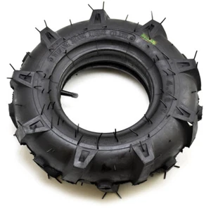 4.00-7" Tires Tubeless 4PR Tractor Tread Lawn Mower Tires Replacement Golf Cart - Picture 1 of 7