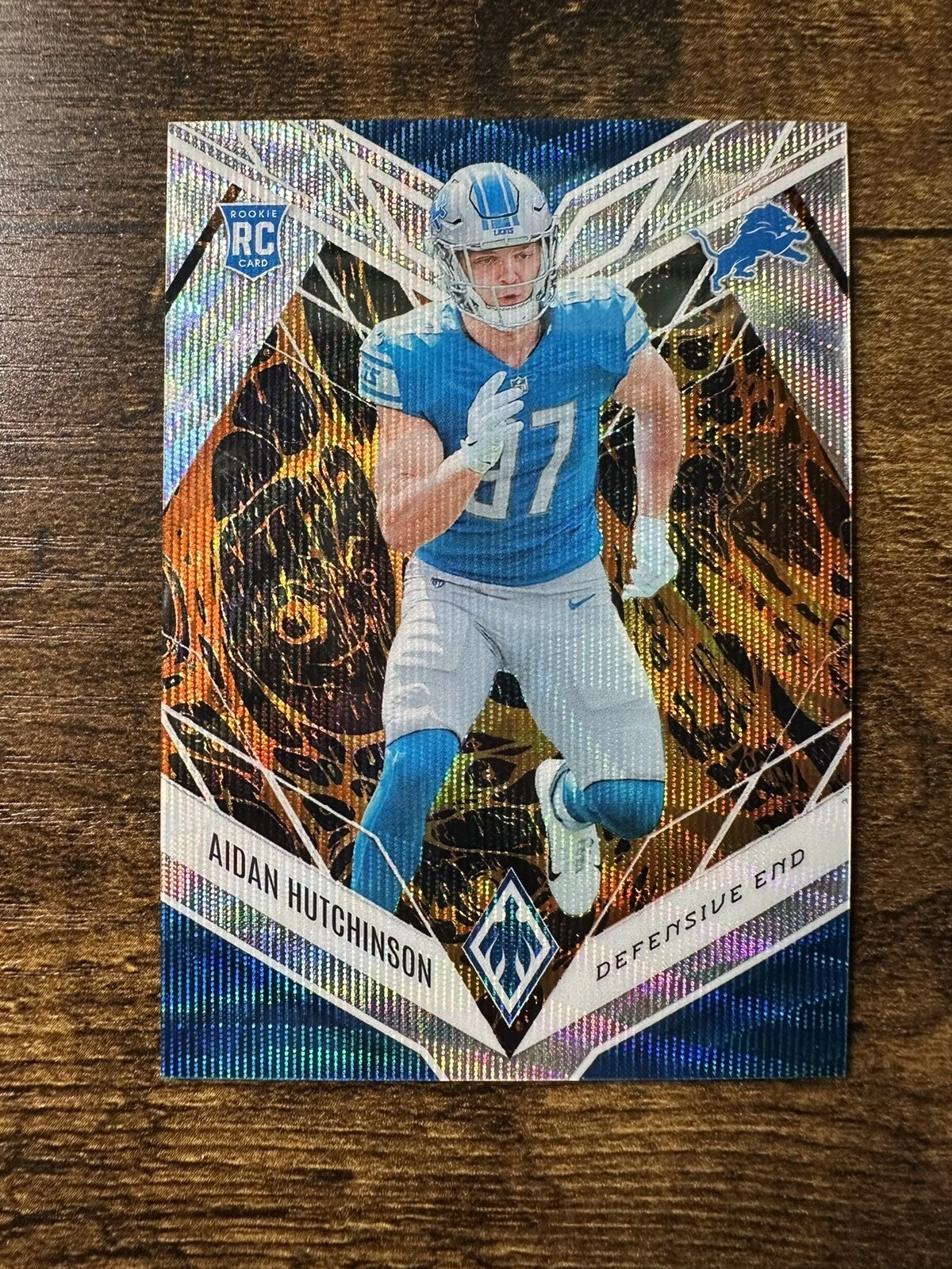 2022 Panini Phoenix Rookies Lava /175 Aidan Hutchinson #113 Rookie RC Lions