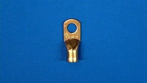 TLAF50-10AR 1/0AWG Cable Copper Lug 3/8" Stud Ring Terminal Crimp Wire Connector - Picture 1 of 2