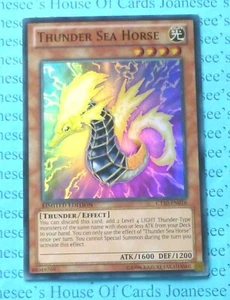 Donnerseepferdchen CT10-DE016 Super Rare Yu-Gi-Oh Karte Limitierte Auflage Neu - Bild 1 von 3