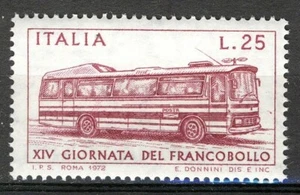 Italy 1972, Bus, Day of the postalstamp VF MNH, Mi 1383 - Picture 1 of 1