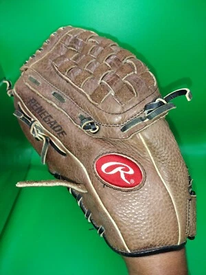 Rawlings RS130 - 13" Inches Renegade Fastback Leather Left Hand Throw LHT Glove - Image 1 of 4