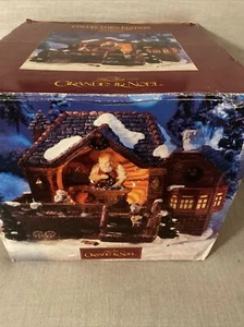 Grandeur Noel Collector's Edition Lighted Christmas Snow Globe SANTA'S WORK SHOP - Picture 1 of 3