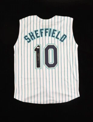 Gary Sheffield Signed Florida Marlins Jersey (PSA) 1997 World Series Champion - Image 1 of 4