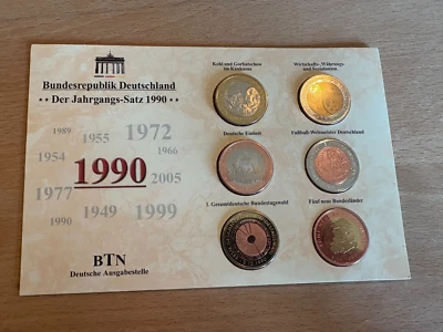 BRD Jahrgangssatz 1990 – Sonderausgabe „Wiedervereinigung“ - Bild 1 von 2
