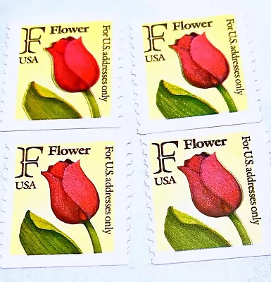 " F " Flower TRIPLE ERROR STAMPS  1991 USA Postage Stamp THREE MIS-PRINTS !! - Image 1 of 3